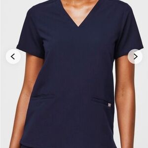 Figs Casma 3 Pocket Scrub Sz.S Navy